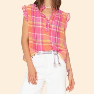 Xirena Coral Blaze Brenna Top Med NWT M